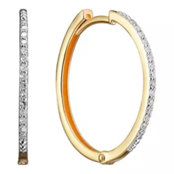 Золотые серьги-конго 585 пробы