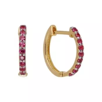 Золотые серьги-конго 585 пробы