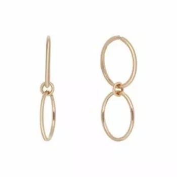 Золотые серьги-конго-трансформеры