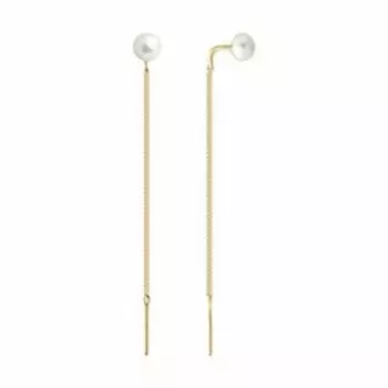 Серьги из золота с жемчугом