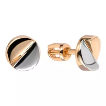 Золотые серьги-пусеты