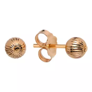 Золотые серьги-пусеты 585 пробы