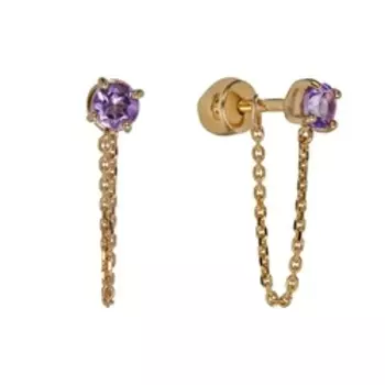 Золотые серьги 585 пробы