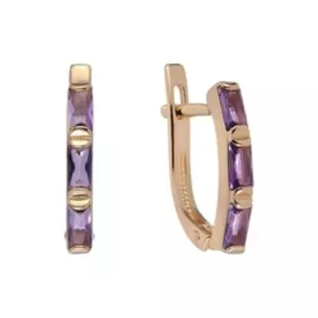 Золотые серьги 585 пробы