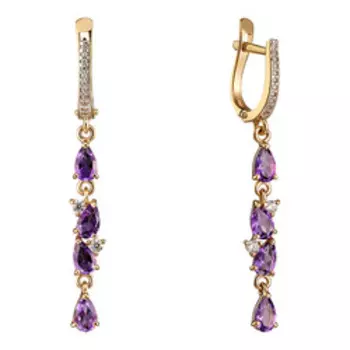 Золотые серьги 585 пробы