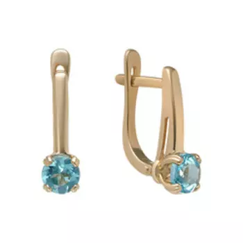 Золотые серьги 585 пробы