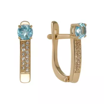 Золотые серьги 585 пробы