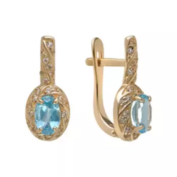 Золотые серьги 585 пробы