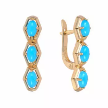 Золотые серьги 585 пробы