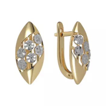 Золотые серьги 375 пробы