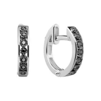 Золотые серьги с бриллиантами