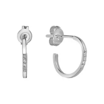 Золотые серьги с бриллиантами