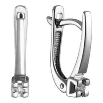 Золотые серьги с бриллиантами