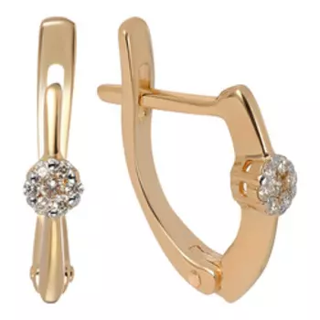 Золотые серьги 585 пробы