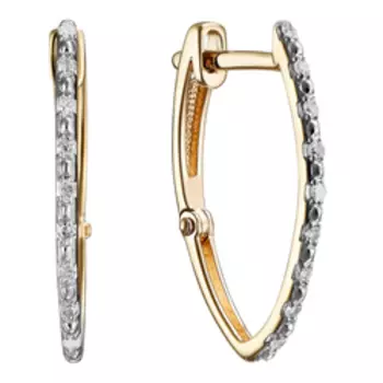 Золотые серьги 375 пробы