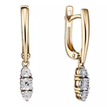 Золотые серьги 585 пробы