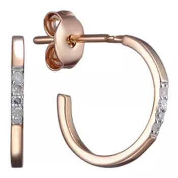 Золотые серьги 375 пробы