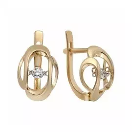 Золотые серьги 585 пробы