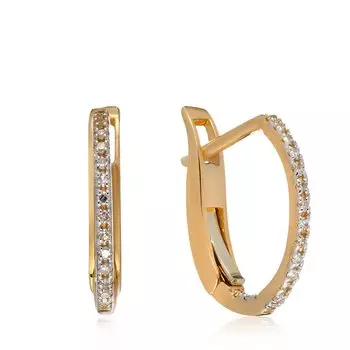 Золотые серьги 585 пробы