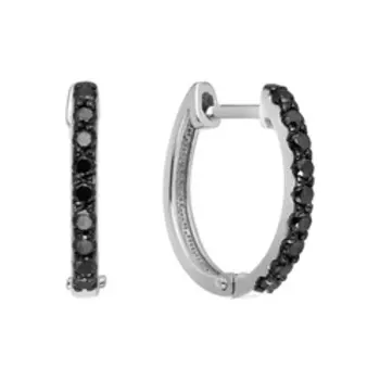 Золотые серьги с бриллиантами