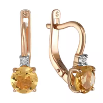 Золотые серьги 585 пробы