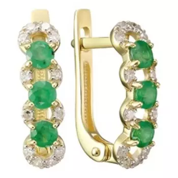 Золотые серьги 585 пробы