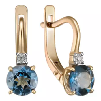 Золотые серьги 585 пробы