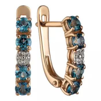 Золотые серьги 585 пробы