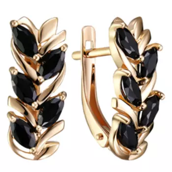 Золотые серьги 585 пробы