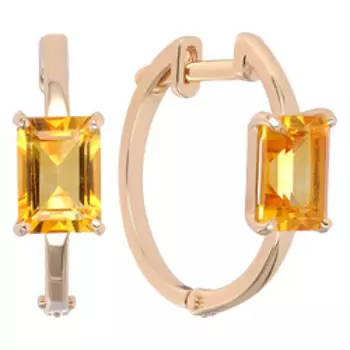 Золотые серьги 585 пробы