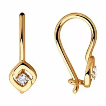 Золотые серьги 585 пробы