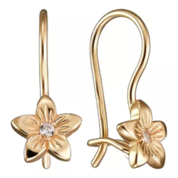 Золотые серьги 585 пробы