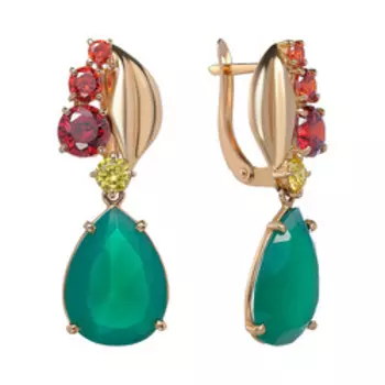 Золотые серьги 585 пробы