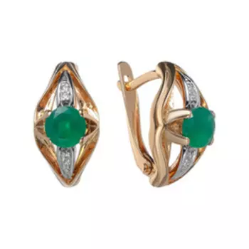 Золотые серьги 585 пробы