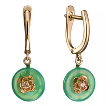 Золотые серьги 585 пробы