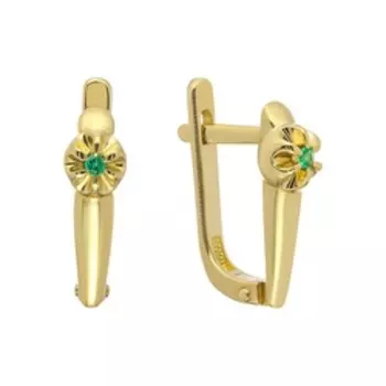 Золотые серьги 585 пробы