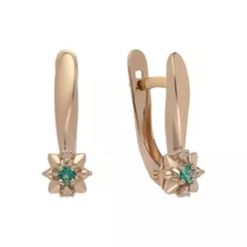 Золотые серьги 585 пробы