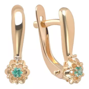 Золотые серьги 585 пробы