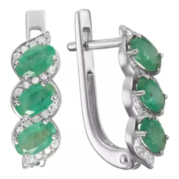 Золотые серьги 585 пробы