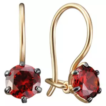 Золотые серьги 585 пробы