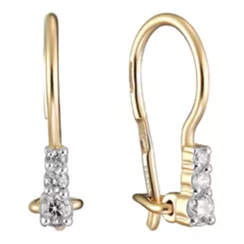 Золотые серьги 585 пробы