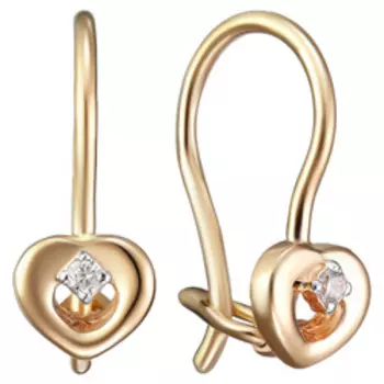 Золотые серьги 585 пробы