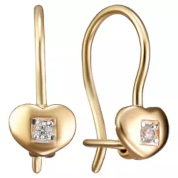 Золотые серьги 585 пробы