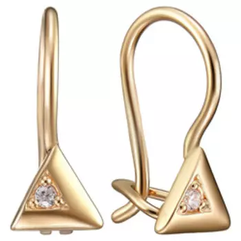 Золотые серьги 585 пробы