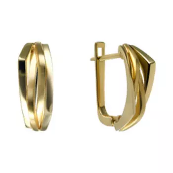 Золотые серьги 585 пробы