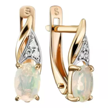 Золотые серьги 585 пробы