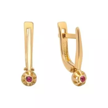 Золотые серьги 585 пробы