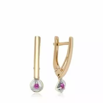 Золотые серьги 585 пробы