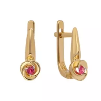 Золотые серьги 585 пробы