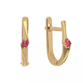 Золотые серьги 585 пробы